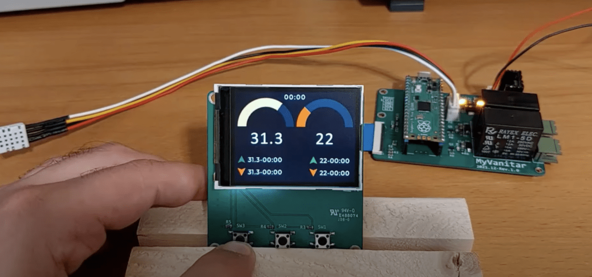 Control temperature and humidity with Raspberry Pi Pico