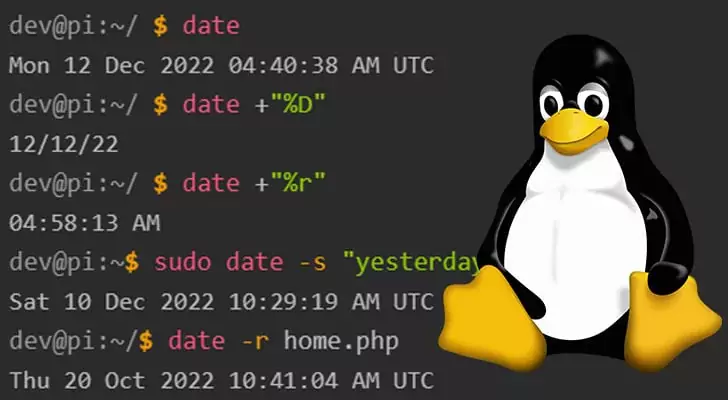 How to use the date Command