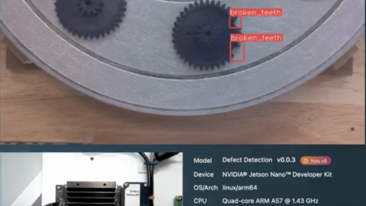 Raspberry Pi detects factory defects with machine learning
