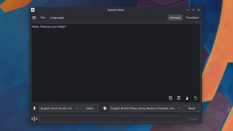 Speech Note Transcribes Voice to Text on Linux