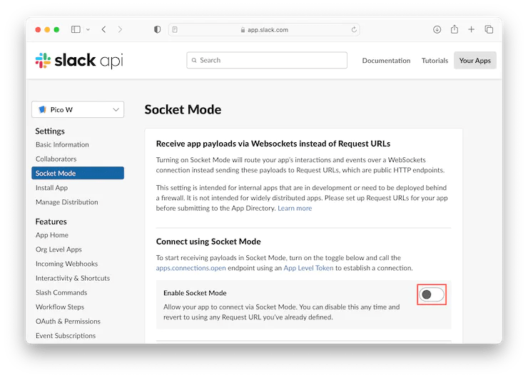 Create your own Slack bot with a Raspberry Pi Pico W